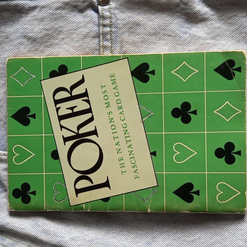 Vintage poker book